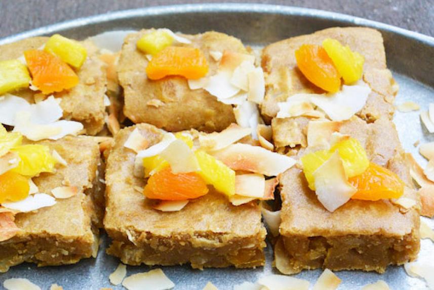 Island Coconut Blondies