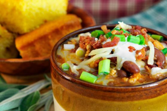 Sweet potato turkey chili