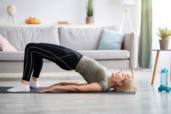 Woman exercising